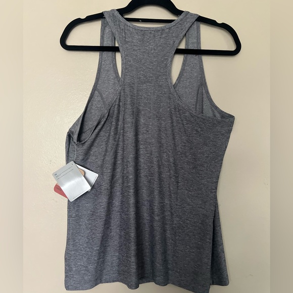Reebok Women's Heather Gray Tank Top - Picture 3 of 3